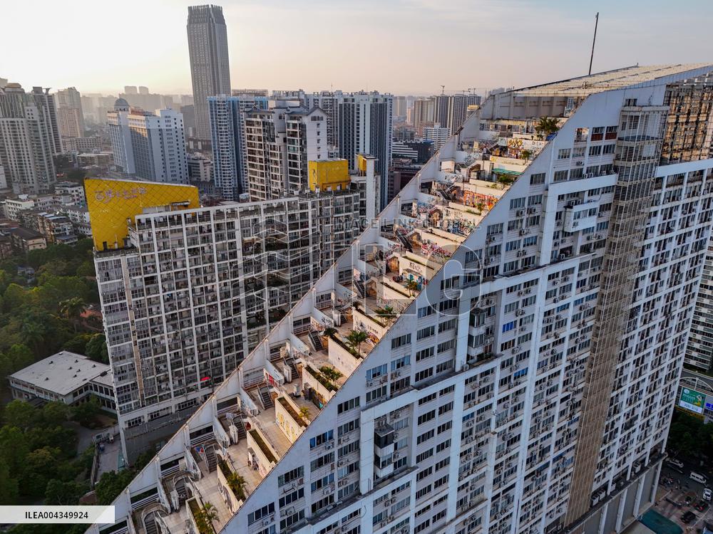 Graffiti Staircase Building in Nanning