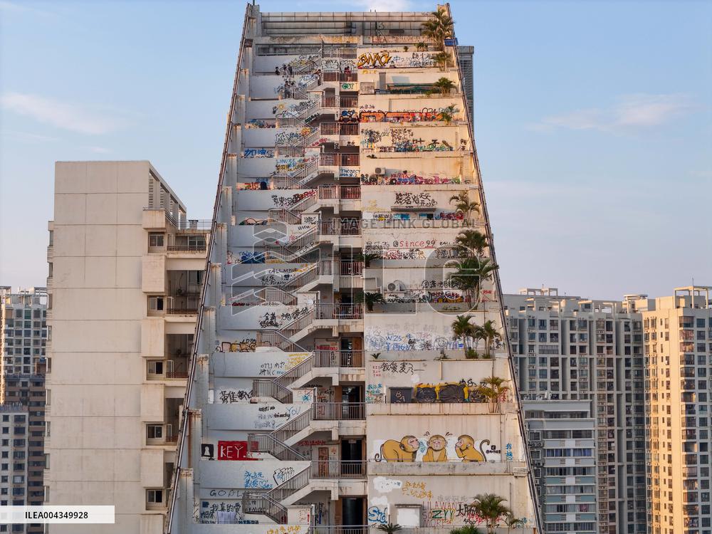 Graffiti Staircase Building in Nanning