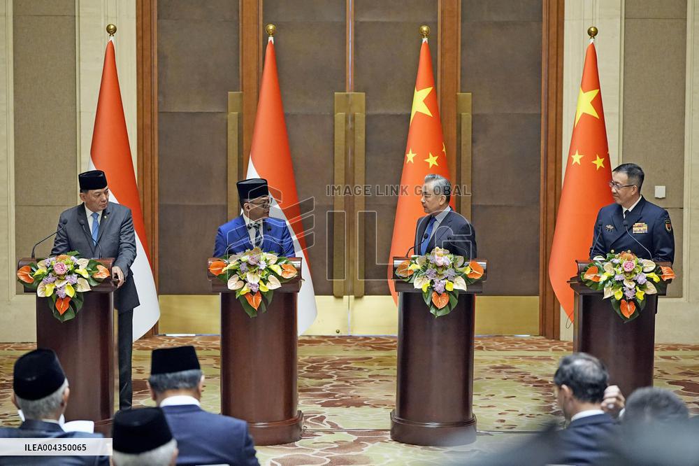 China-Indonesia foreign, defense ministerial talks