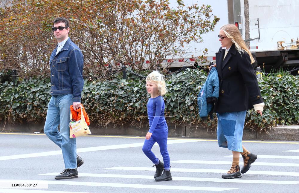Chloe Sevigny with Her Family in New York
