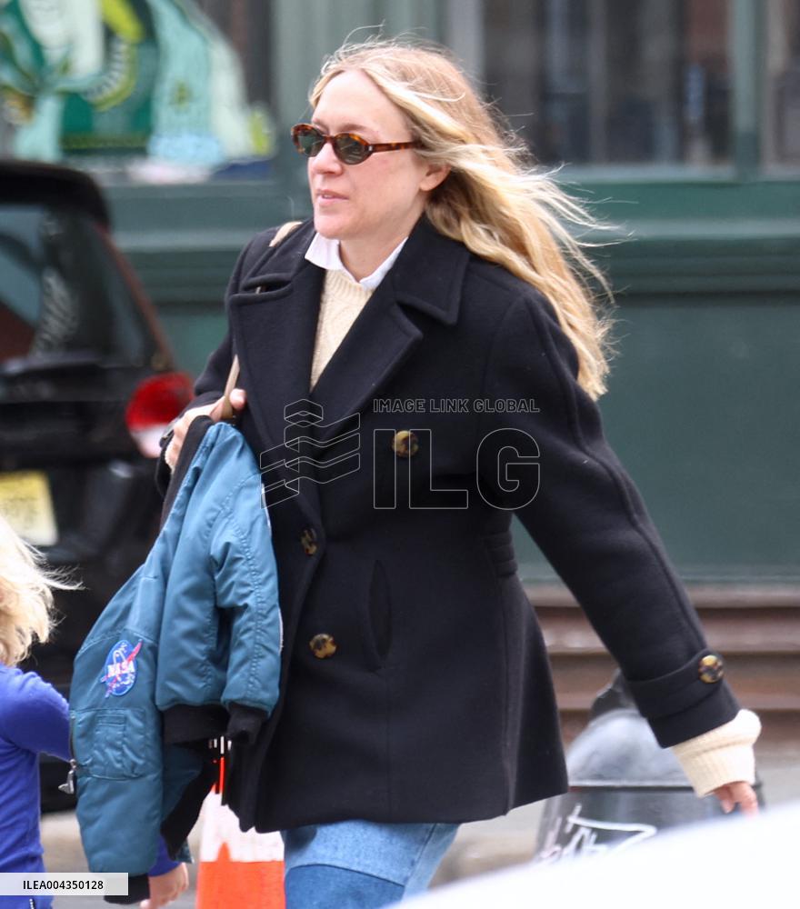 Chloe Sevigny with Her Family in New York