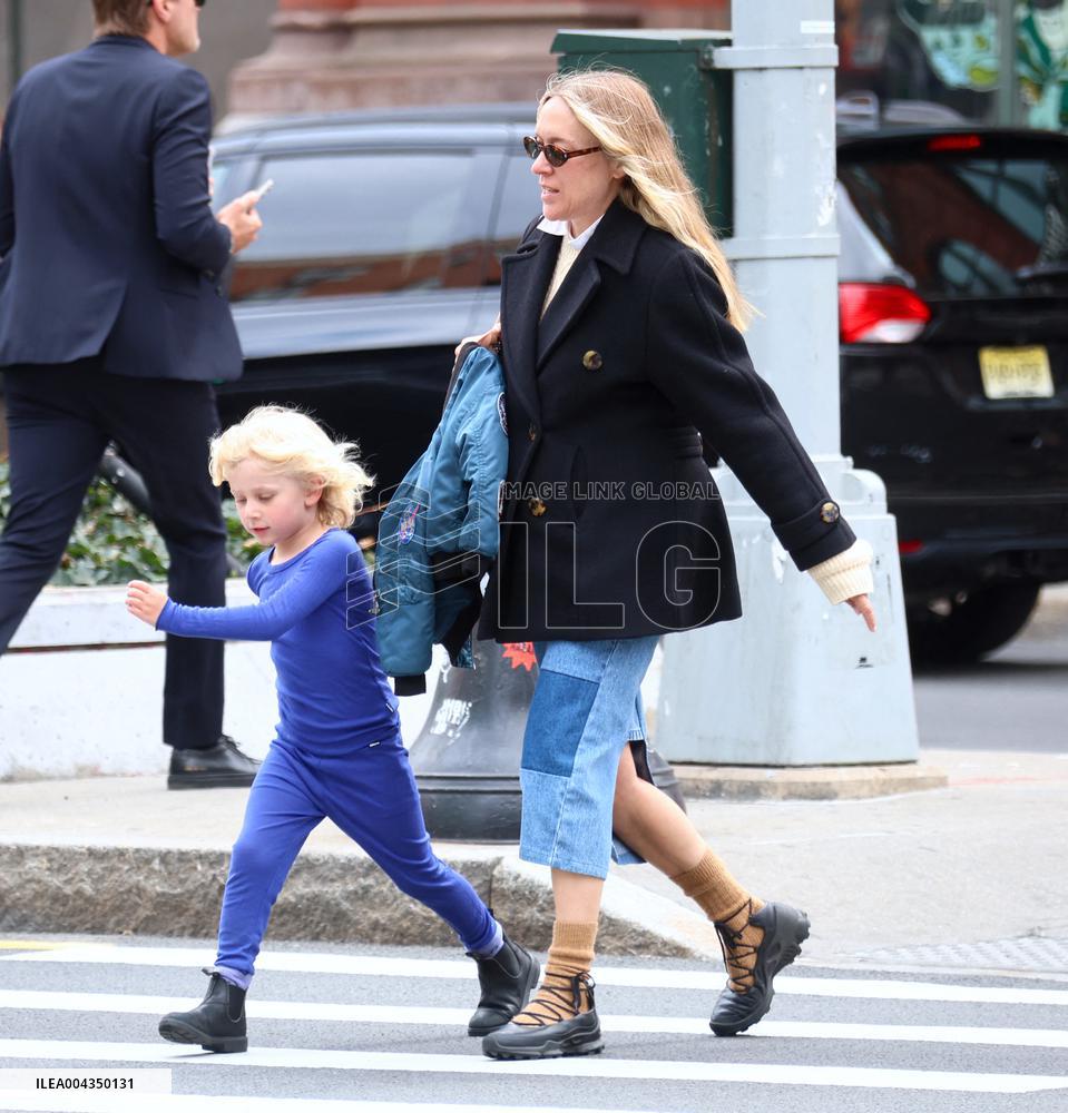 Chloe Sevigny with Her Family in New York
