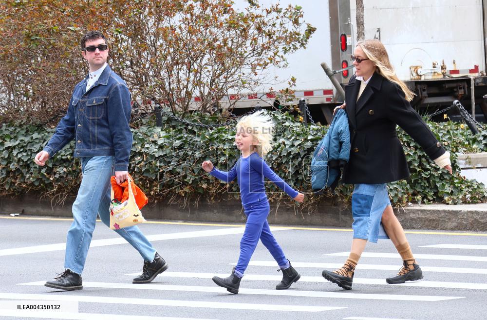 Chloe Sevigny with Her Family in New York