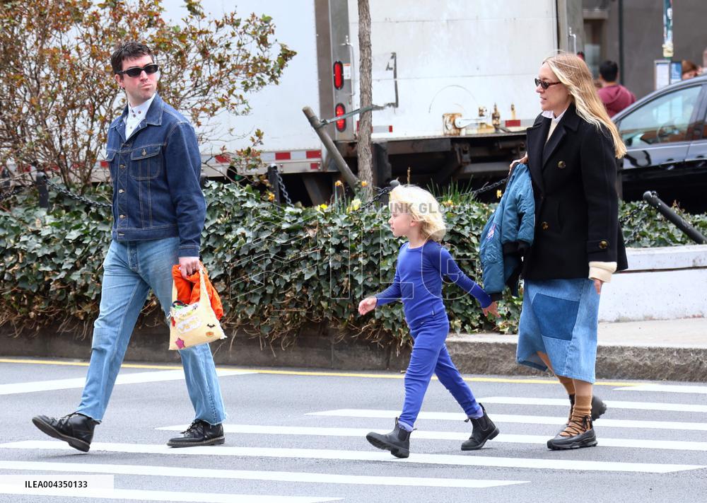 Chloe Sevigny with Her Family in New York