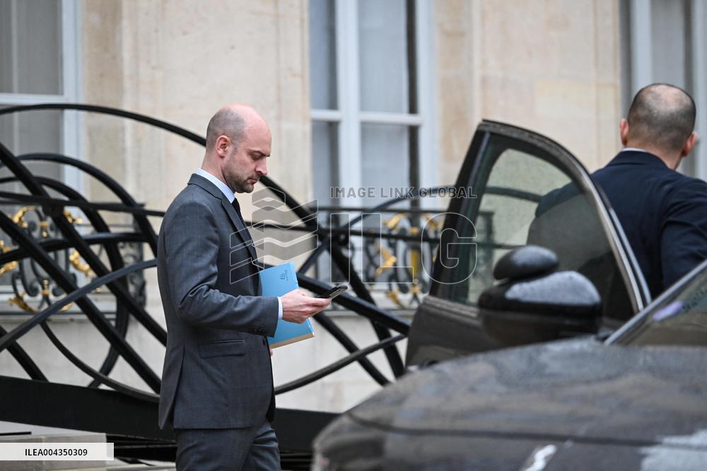 Weekly Cabinet Meeting at the Elysee Palace - Paris