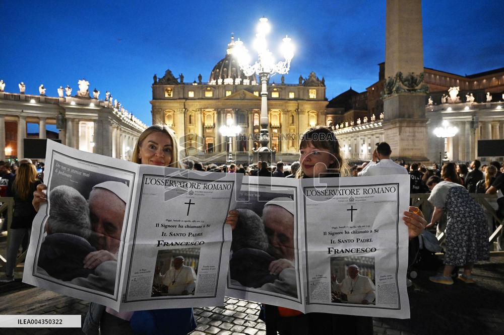 Osservatore Romano Confirms Death of Pope Francis - Vatican