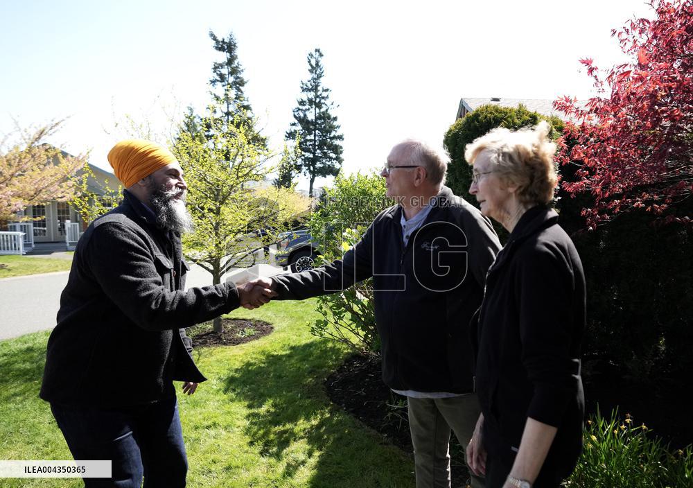 DP Leader Jagmeet Singh Campaigns in Nanaimo - Canada