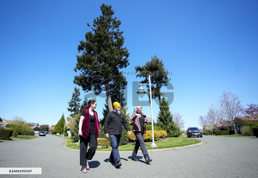 DP Leader Jagmeet Singh Campaigns in Nanaimo - Canada