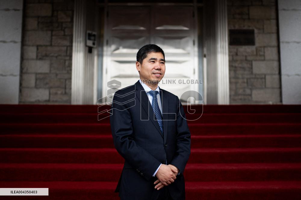 Portrait of China Ambassador Wang Di in Ottawa
