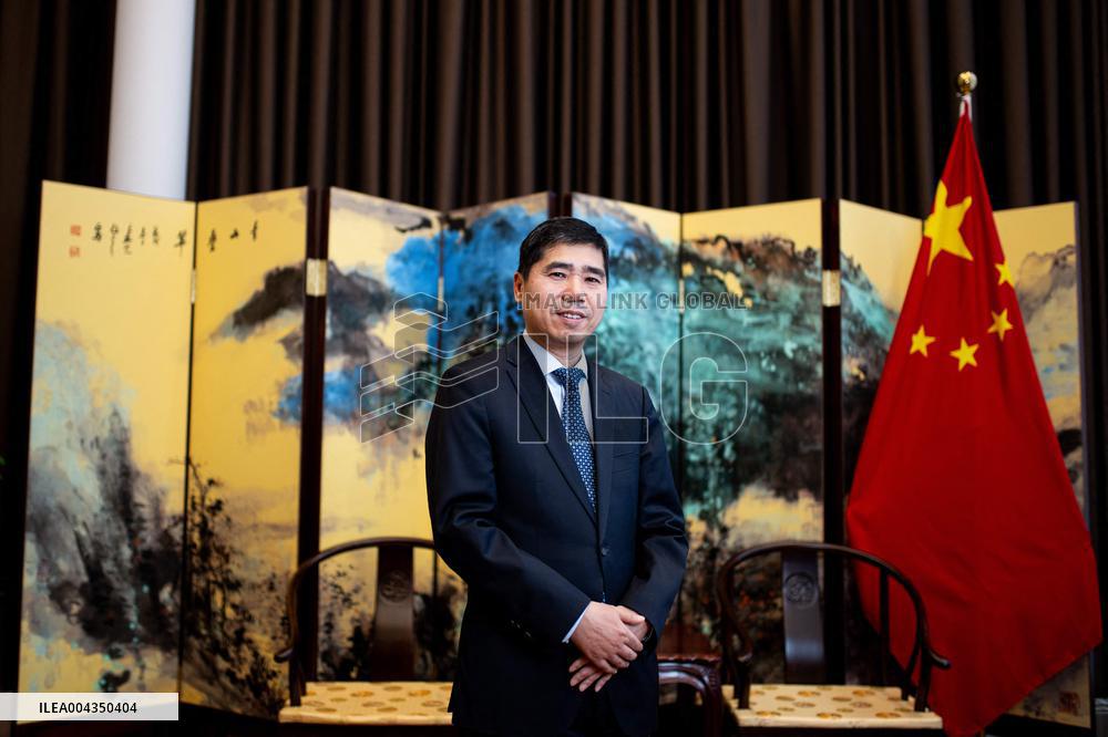 Portrait of China Ambassador Wang Di in Ottawa