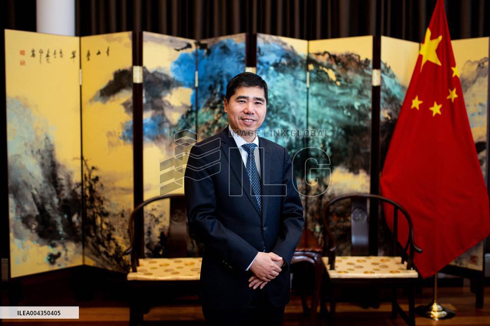 Portrait of China Ambassador Wang Di in Ottawa
