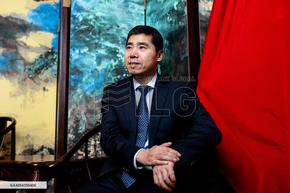 Portrait of China Ambassador Wang Di in Ottawa