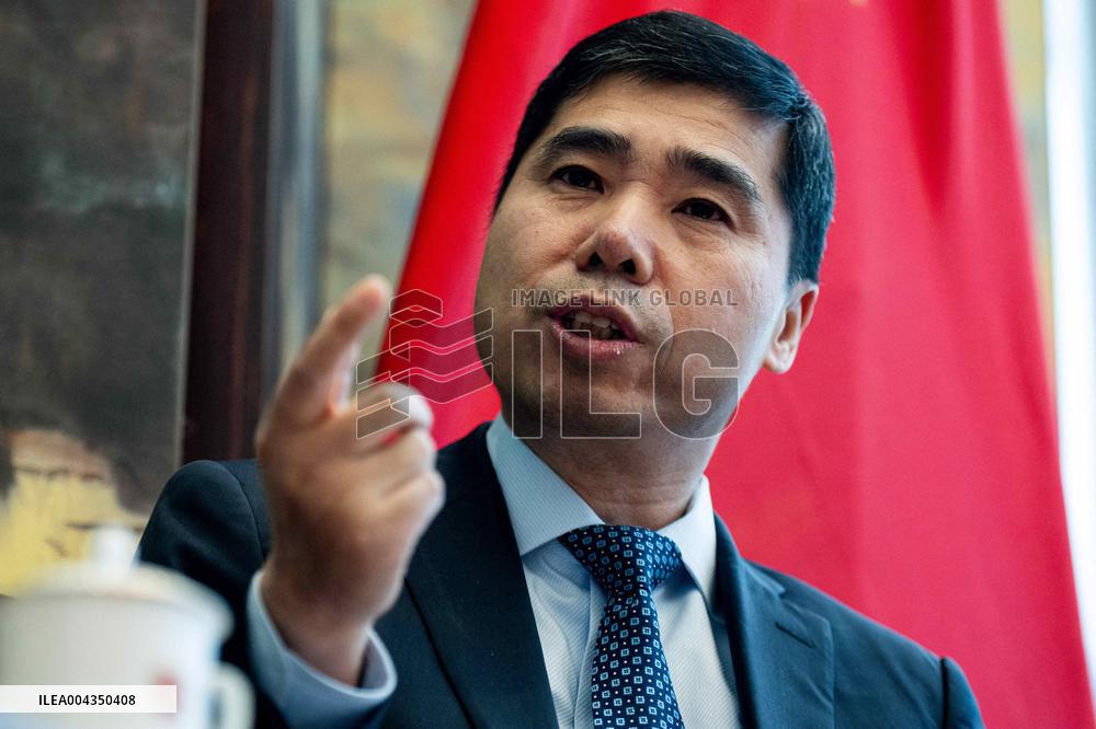 Portrait of China Ambassador Wang Di in Ottawa