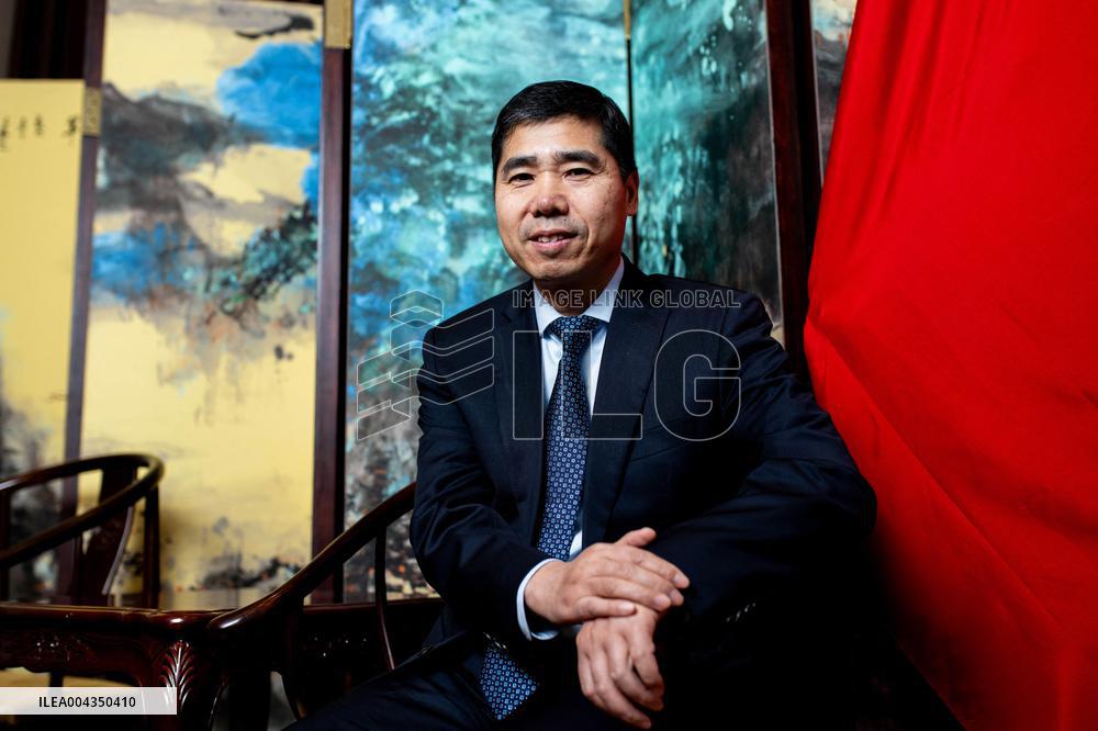 Portrait of China Ambassador Wang Di in Ottawa