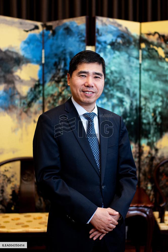 Portrait of China Ambassador Wang Di in Ottawa