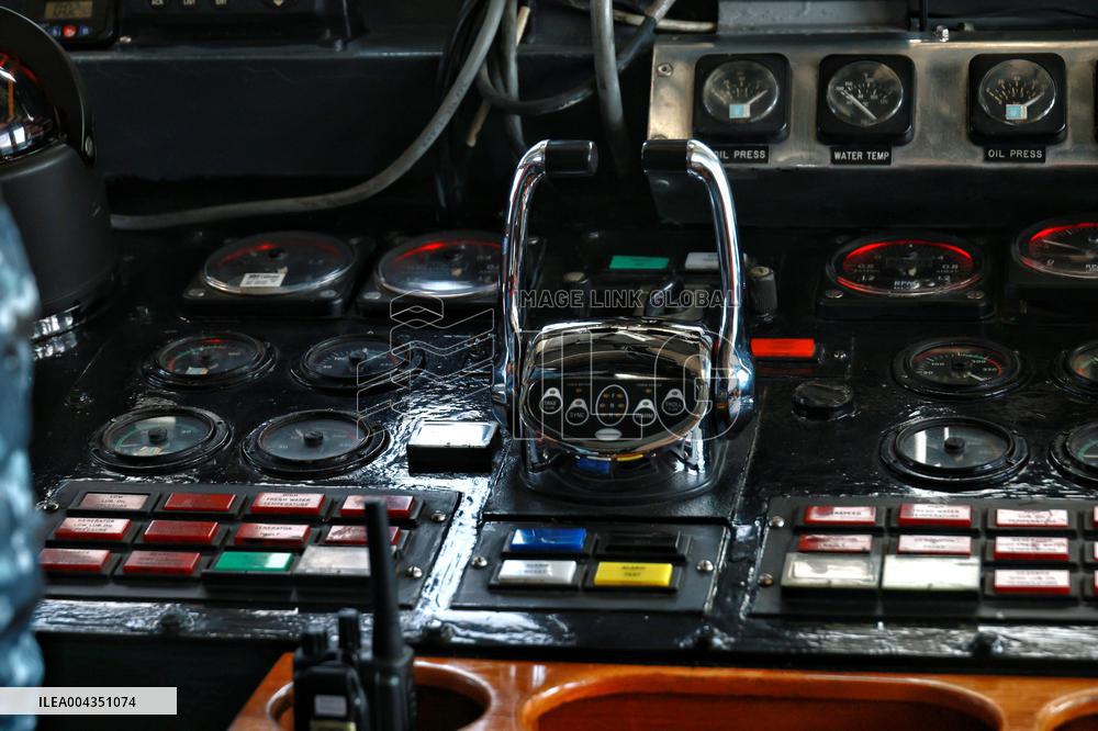 Ukrainian Navy on patrol in Black Sea off Odesa coast