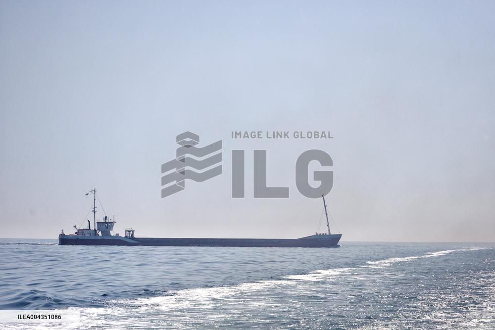 Ukrainian Navy on patrol in Black Sea off Odesa coast