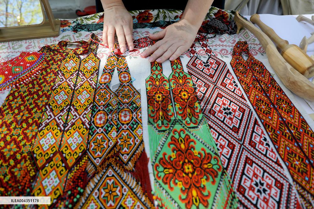 Folk crafts fair at Saint Sophia of Kyiv