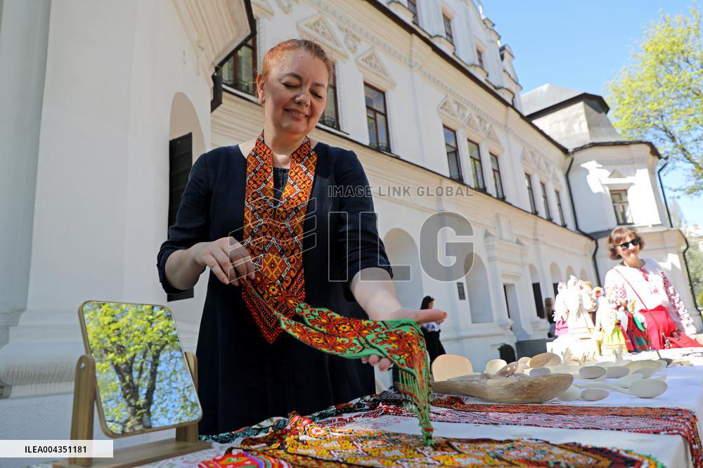 Folk crafts fair at Saint Sophia of Kyiv