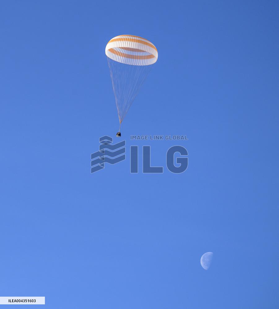 Expedition 72 Soyuz Landing in Kazakhstan