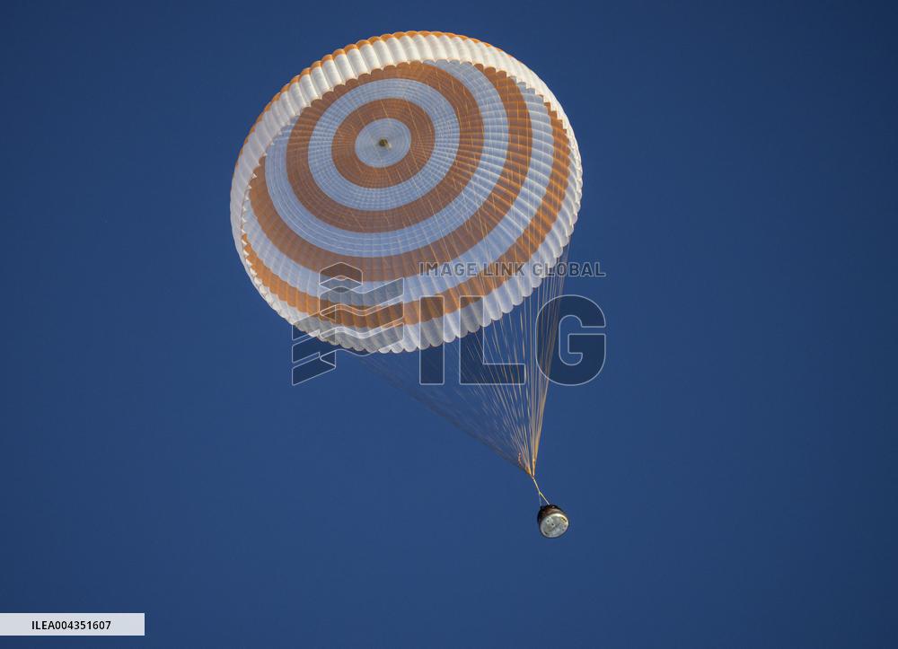 Expedition 72 Soyuz Landing in Kazakhstan