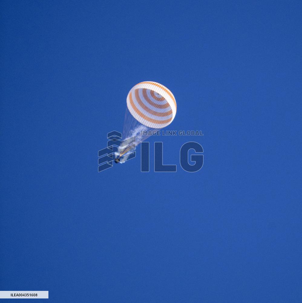 Expedition 72 Soyuz Landing in Kazakhstan