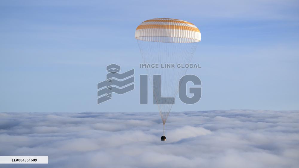 Expedition 72 Soyuz Landing in Kazakhstan