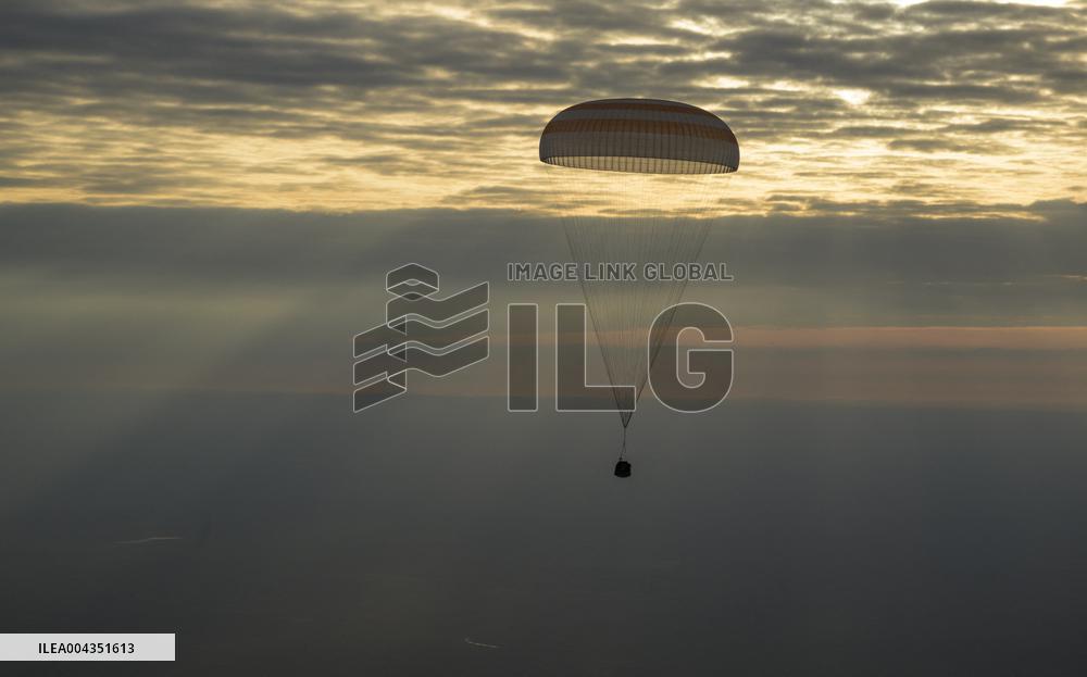 Expedition 72 Soyuz Landing in Kazakhstan