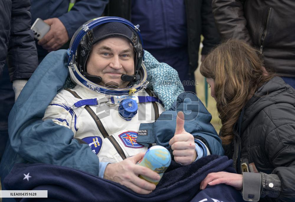 Expedition 72 Soyuz Landing in Kazakhstan