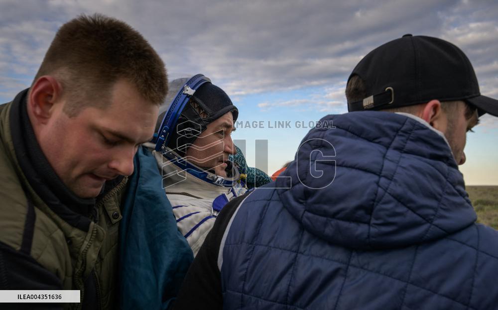 Expedition 72 Soyuz Landing in Kazakhstan