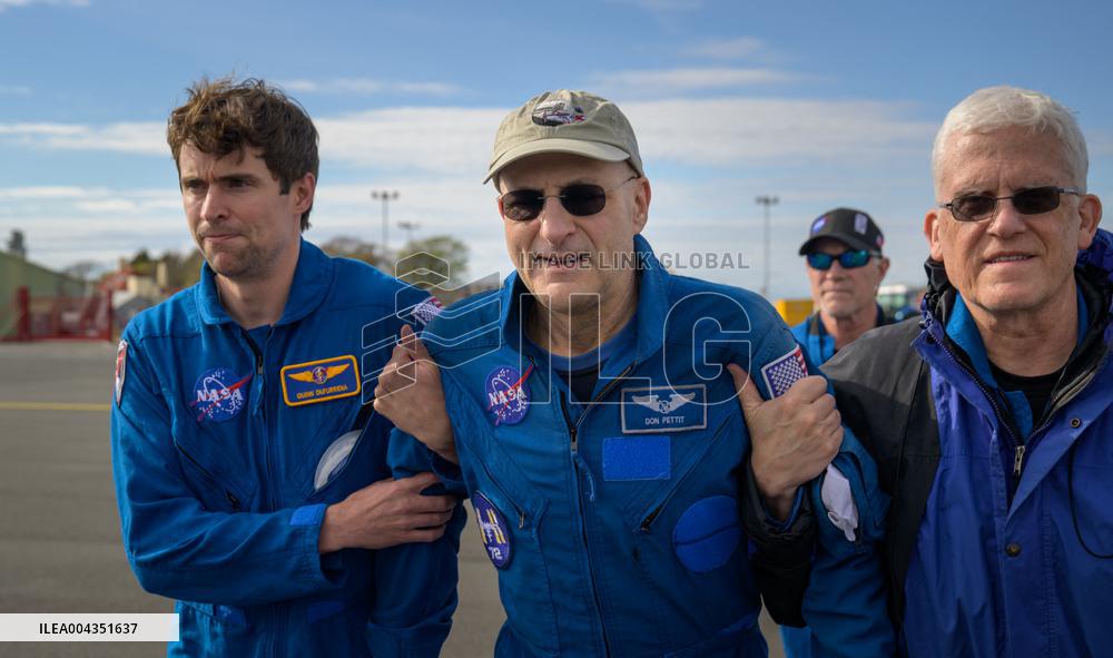 Expedition 72 Soyuz Landing in Kazakhstan