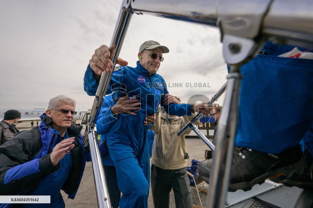 Expedition 72 Soyuz Landing in Kazakhstan