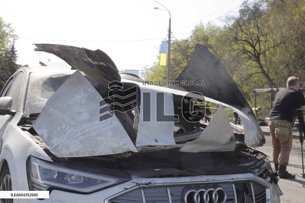 Massive attack by Shahed on Kharkiv