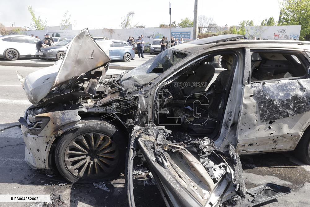 Massive attack by Shahed on Kharkiv