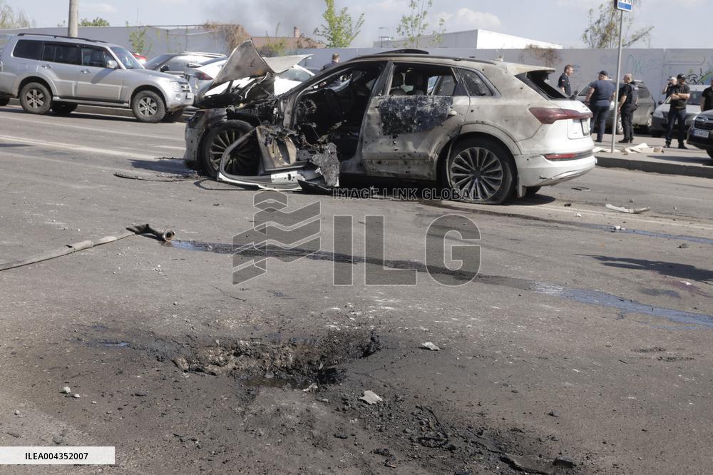 Massive attack by Shahed on Kharkiv