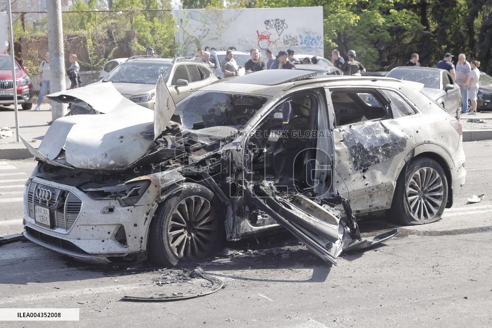 Massive attack by Shahed on Kharkiv