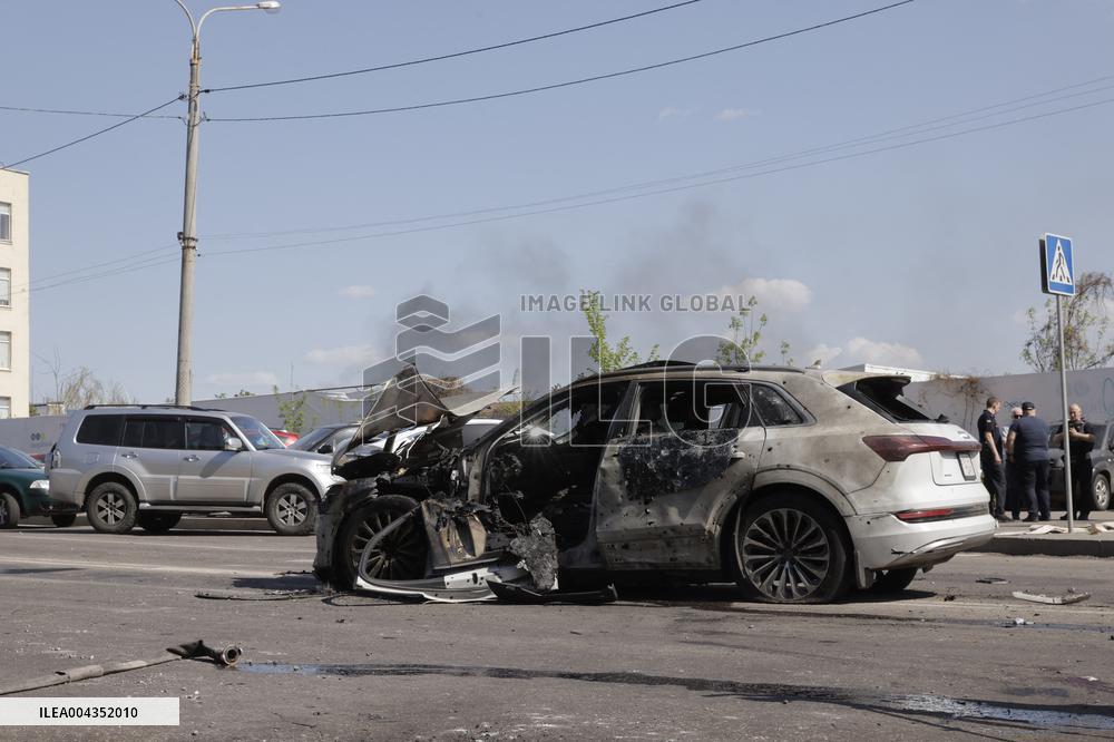 Massive attack by Shahed on Kharkiv