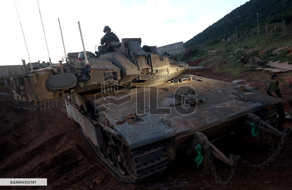 Rescue drill near Israeli city of Kiryat Shmona