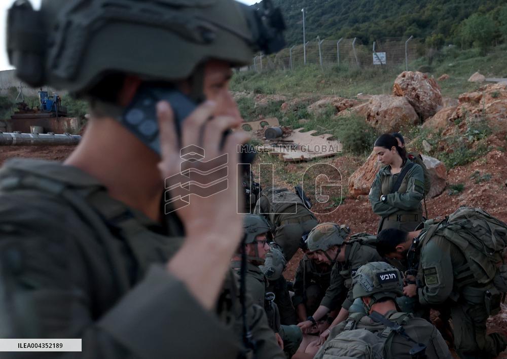 Rescue drill near Israeli city of Kiryat Shmona