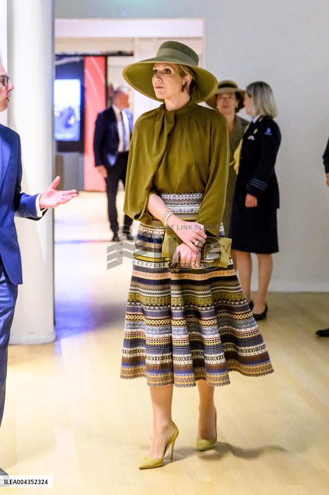 Queen Maxima at Exhibition on 25 Years of Archaeology - Leiden