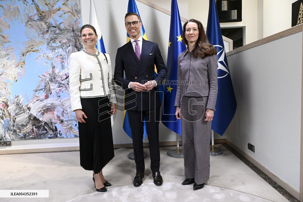 Crown Princess Victoria of Sweden visits Finland