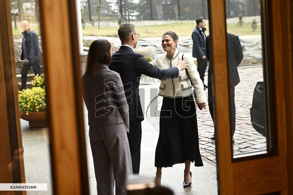 Crown Princess Victoria of Sweden visits Finland
