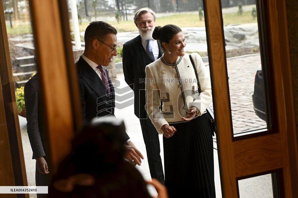 Crown Princess Victoria of Sweden visits Finland