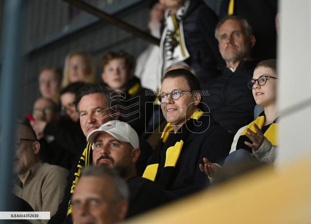 ROYALS AT HOCKEY MATCH