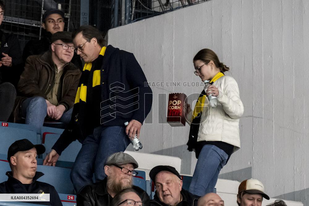 ROYALS AT HOCKEY MATCH
