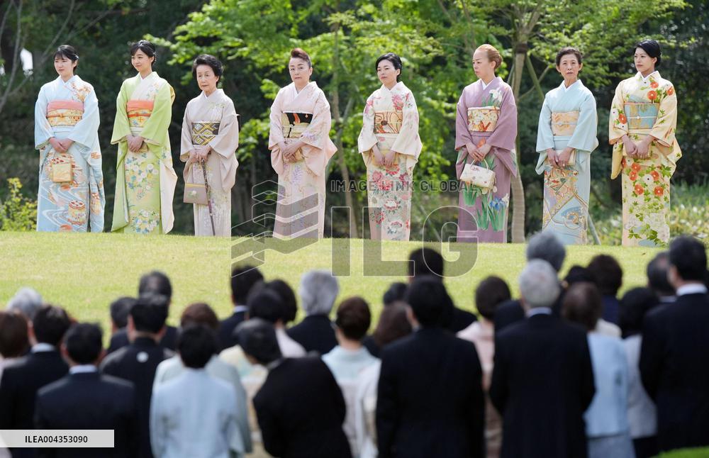 Japanese imperial garden party