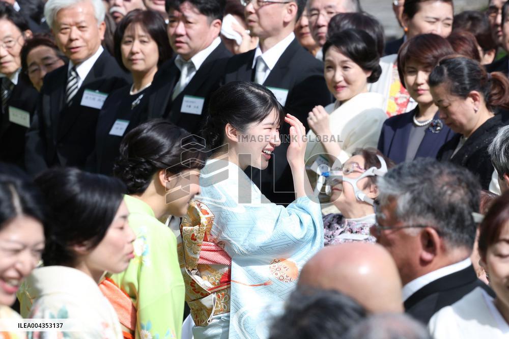Japanese imperial garden party