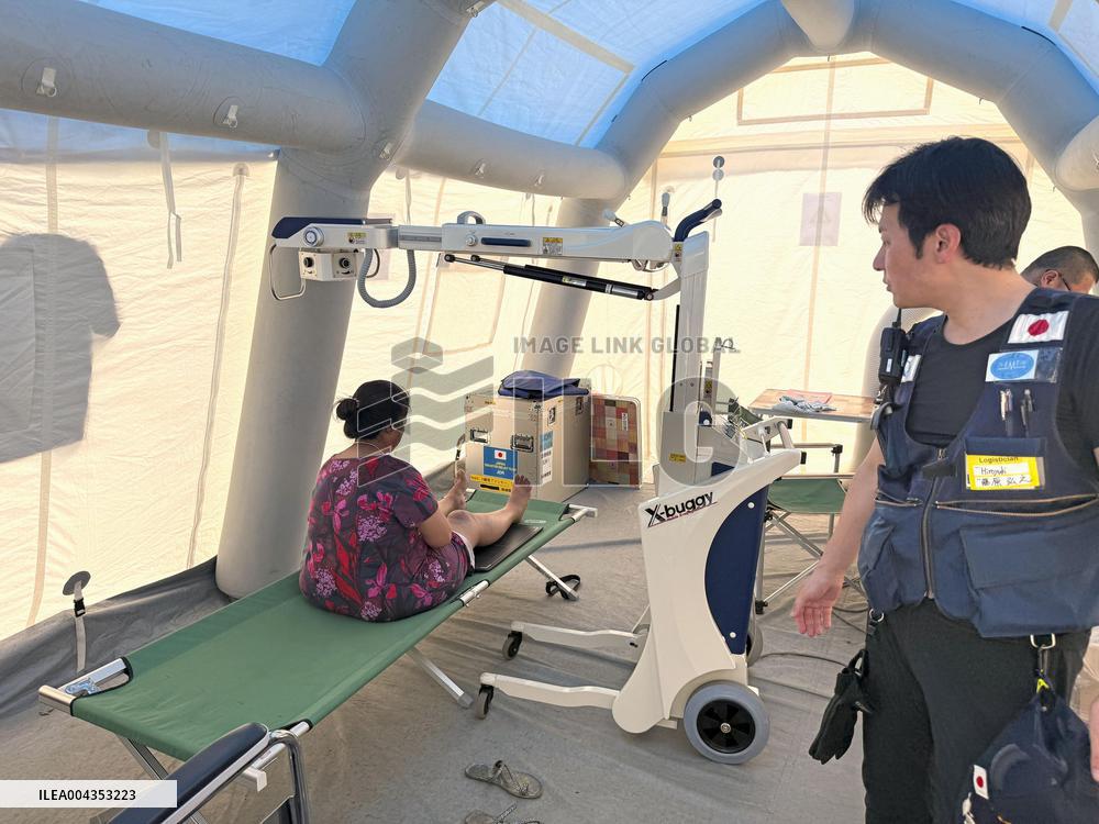 Japan medical team in quake-hit Myanmar