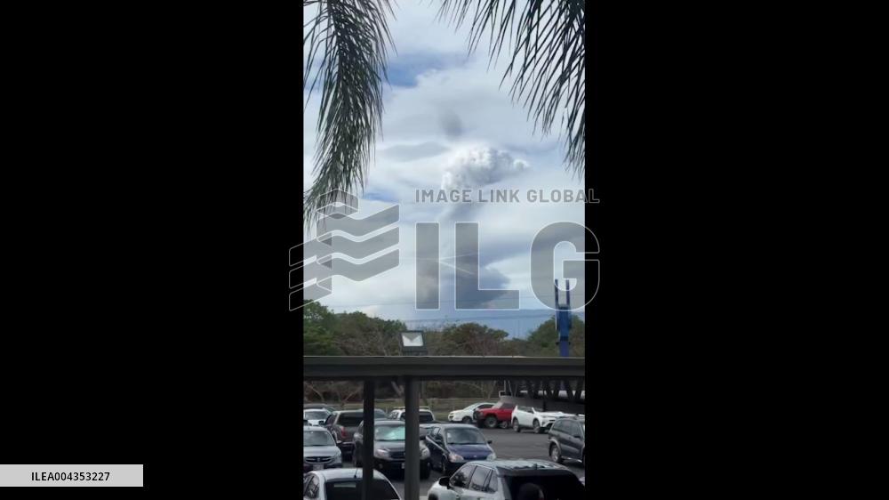 Costa Rica: Poás Volcano Eruption Spews High Ash Column