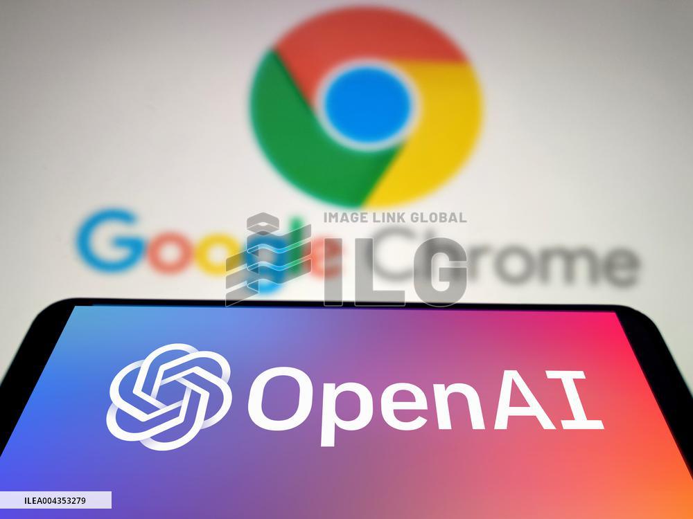 Illustration Google Chrome OpenAI